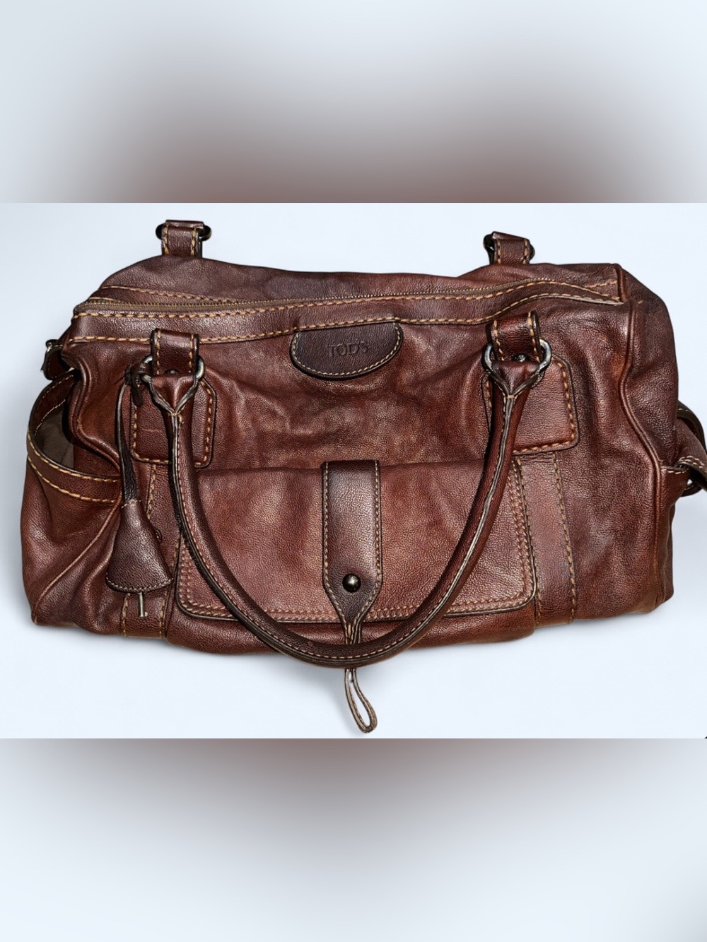 Tod's Brown Italian Leather Bag